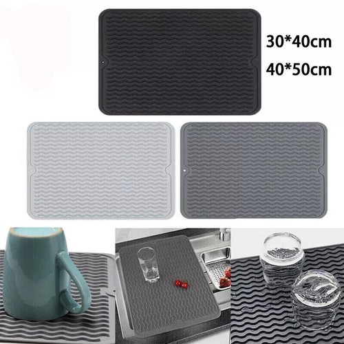Silicone sink drying mat heat - sink,