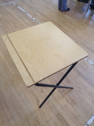 Exam desks x10 - folding,, 60