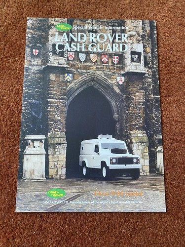 Land rover cash guard - land, van