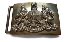 Vintage Buckle Royal Guards Large British Army HCav Insignia Ceremonial No Latch