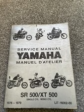 Yamaha XT500 SR500 Service Manual 
