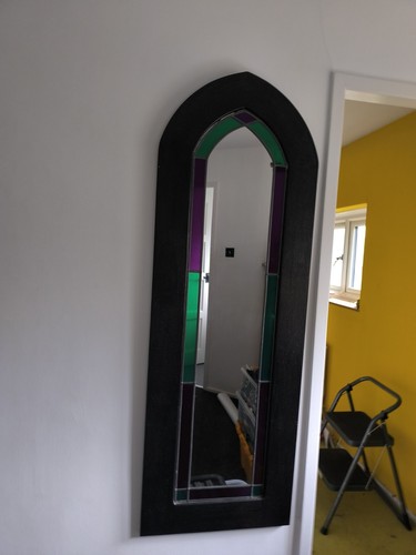 Gothic stained glass wall - stained,