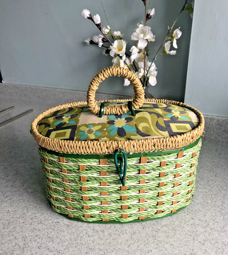 Vintage 60s 70s woven sewing - 60s/70s,