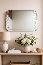 Vintage Art Deco Bevelled Wall