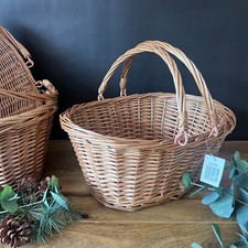 Wicker shopping basket - basket, with