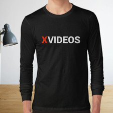 XVideos Original logo T-Shirt Sticker Long Sleeve T-Shirt Funny  Size S to 5XL