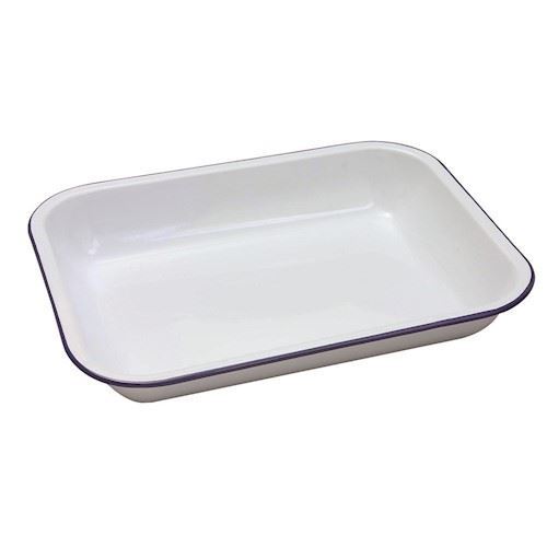 24cm falcon enamel oblong pie - falcon,