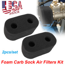 2PC Foam Carb Sock Air Filters