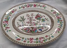 Set of Seven Wedgwood & Co. The Olde Indian Tree Oval Plates/Platters c.1908