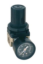 Air Pressure Regulator, with Gauge + Bracket 1/8 bsp to 1" BSP larger sizes avai