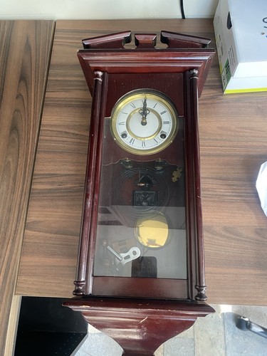Vintage wooden pendulum wall - pendulum,
