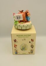 SCHMID Beatrix Potter Peter Rabbit 100th Anniversary Revolving Music Box Boxed