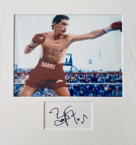 Barry mcguigan hand signed - barry,