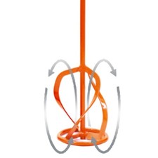 Refina Mixing Paddle MR3R 160mm 6 1/4"Plaster Render Cement Concrete  for Mixer