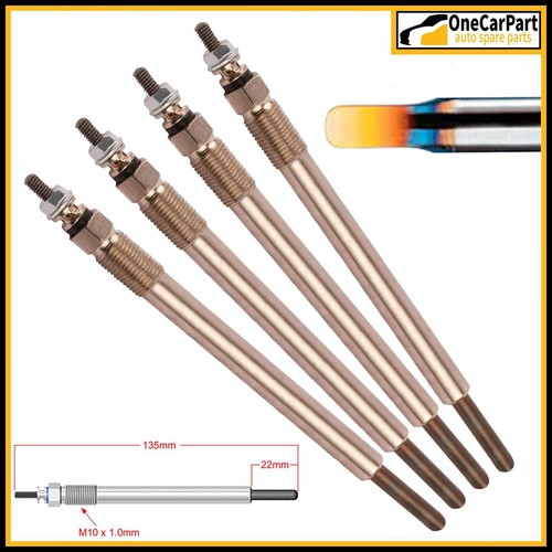 Diesel heater glow plugs - 4, for