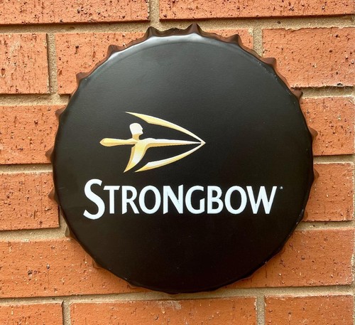 Strongbow cider metal bottle - cider,