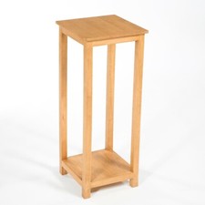 Console Telephone Table Plant Stand Solid Rubberwood FU-PL-003-HUV