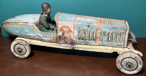 Rare windup tippco boat - windup, tail