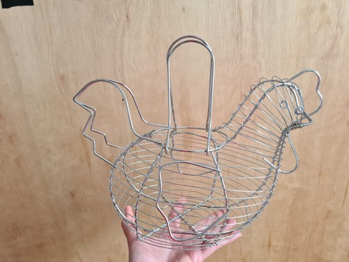 Metal wire chicken - metal, shaped