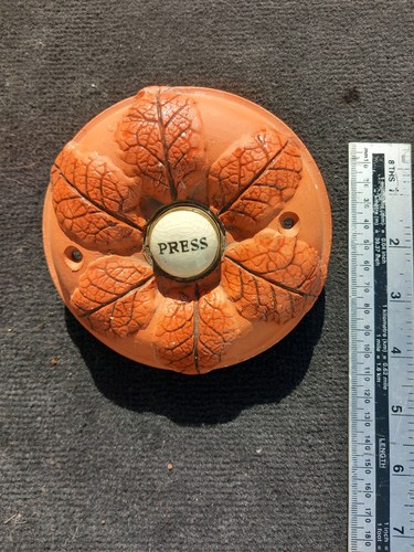 Stunning antique pottery bell - stunning,