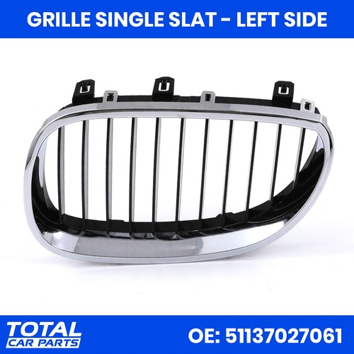 Black left grille single - left,
