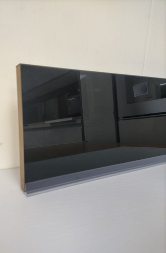 Black gloss plinth pvc - black,