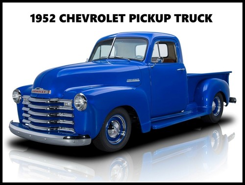 1952 chevrolet pickup - pickup, truck