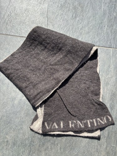 Valentino wool blend scarf - valentino,