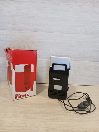 Black usb mini refrigerator - black,