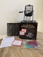 Bingo Cage Set – Deluxe Family Lotto Game with Metal Cage & Balls - family games