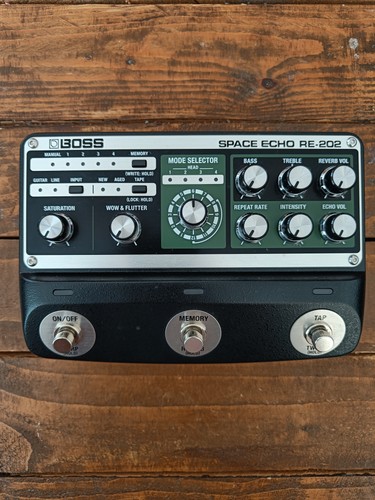 Boss 202 space echo delay - re-202,