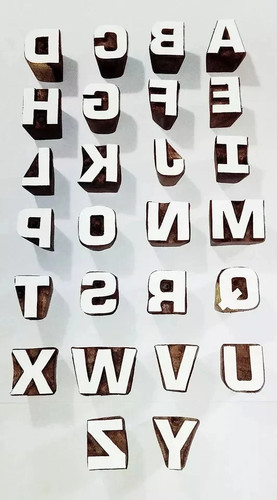 Wooden english alphabet - alphabet, z