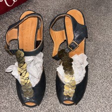 Chie Mihara Teal and Gold Disc