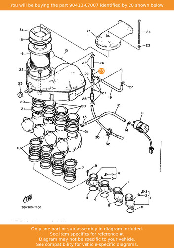 Yamaha way 90413 - 3,, 90413-07007