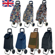 KRATOS 2 Wheel Large Strong Shopping Trolley Shopping Cart Grocery Bag 38L - 70L