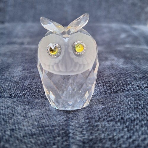 Vintage swarovski crystal owl - swarovski,