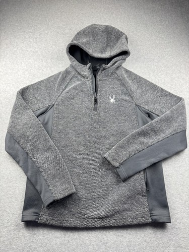 Spyder zip gray black - spyder, 1/4
