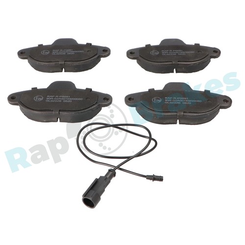 Front brake pad set - disc,