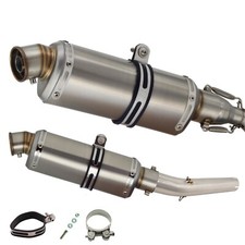 Yamaha FZS600 Fazer 600 Stainless Exhaust Silencer Slip On System 1998-2003