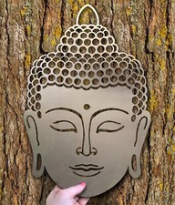 BUDDHA HEAD STEEL WALL ART