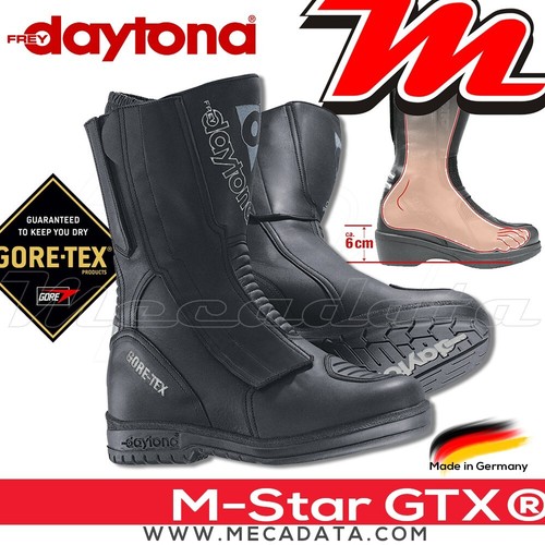 Men motorcycle boots with 6 - boots,