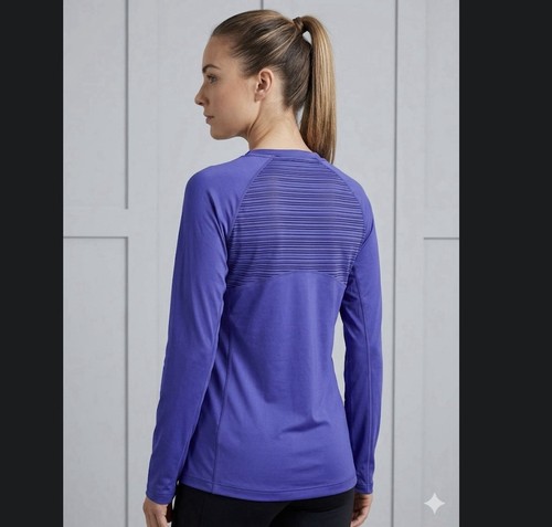 Adidas purple neck long - v-neck,