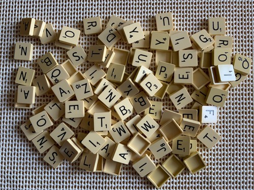 Vintage scrabble individual - vintage,