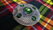 Scottish Celtic Pin Brooch for
