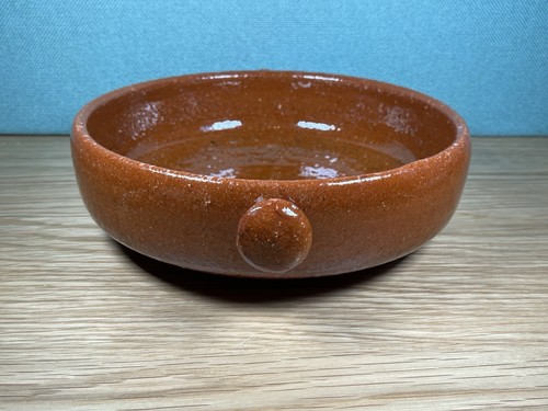 Large brown terracotta round - large,