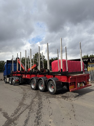 Denison timber trailer - timber,