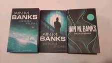 Iain M Banks The Algebraist The Player of Games Consider Phlebas 3x Paperback