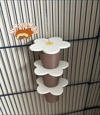 Rat Flower Hanging Foraging Toy, Rat Enrichment Toy, Bird Enrichment Toy