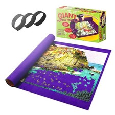 Giant Jigsaw Puzzle Roll Up Mat Puzzle Storage Saver Sturdy Portable 3000 Pcs