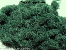 WWS 4mm Dark Green Flock Static Grass Hornby Peco Railway Scenery 